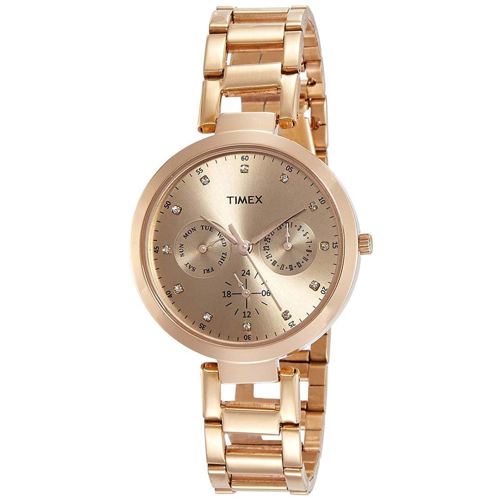 TIMEX Analog Watch for Women with Round Dial & Water Resistant Women’s Wrist Watches