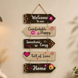 Artvibes Home Quotes Wooden Wall Hangings Decor For House | Bed Room | Decor Item | Quotes Wall Hanging | Modern Decor | Wall Poster | Modern Painting Artworks | Unique Gift (WH_7304N)