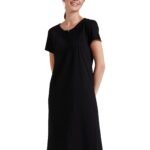 Amazon Brand – Symbol Women Cotton Calf Length Regular Fit Nighty | Night Dress (Available in Plus Sizes)