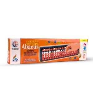 Ratna’s Educational Abacus 17 Rod Brown Colour, Enhances Counting & Mathematics Skills, Abacus Tool for Kids 3+ Years
