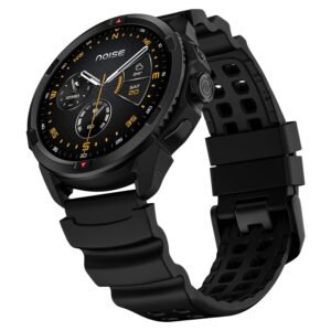 Noise Endeavour Pro (Smartchoice) Outdoor Rugged Military Smart Watch, Dual-Band GPS, 164ft Water Resistance, 28 Days Battery on Standby, AI Companion, for iOS & Android (Carbon Black)