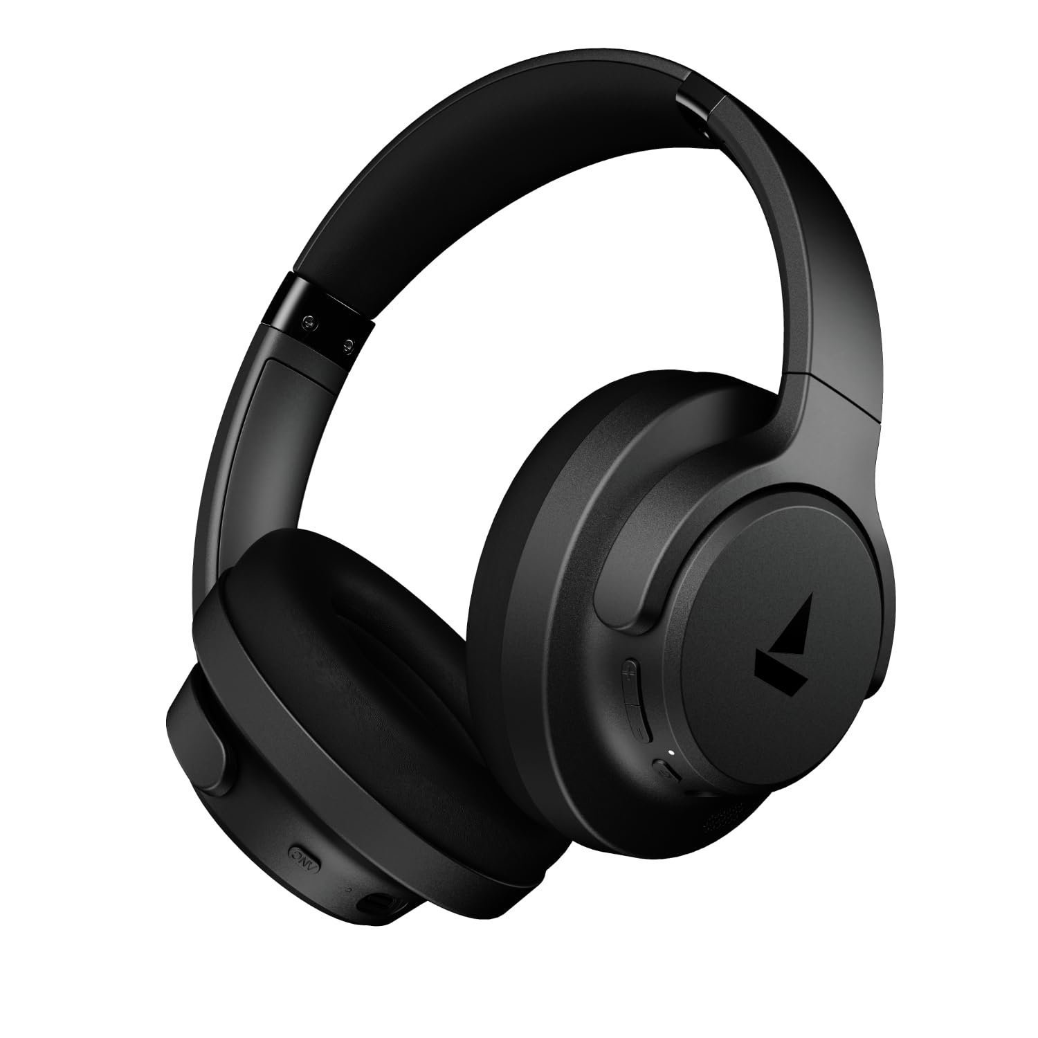 boAt Rockerz 512 ANC,(~40dB) Hybrid ANC, 80H Battery, 40mm Drivers, 40ms Low Latency, ENx Tech, App Support, Bluetooth Headphones, Wireless Headphone with Mic (Cosmic Black)