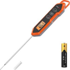 ThermoPro TP15H Digital Thermometer Waterproof Thermometer with Long Probe Instant Read Thermometer with Calibration
