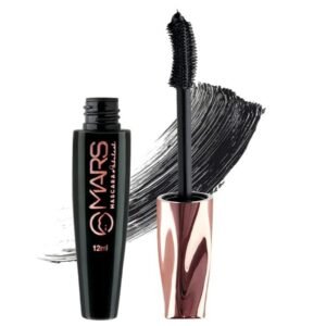 MARS Fabulash Volumizing Mascara | Up to 18 Hours Stay | Waterproof with Intense Jet Black Color (12ml) (Black) 1 Count