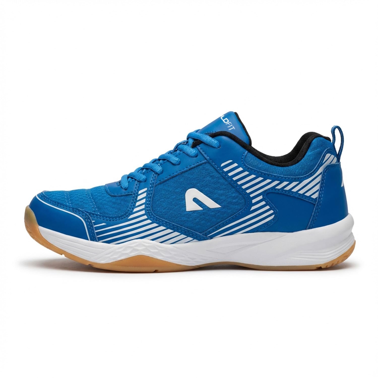 Boldfit Badminton Shoes for Man Lightweight Non Marking Shoes for Badminton Breathable Anti Skid Shoe for Man Shuttle Non Marking Indoor Shoe for Pickleball, Tennis, Padel
