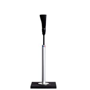 Franklin Sports Portable Batting Tee – Industrial Grade Adjustable Baseball and Softball Hitting Tee – Weighted Base For Stability – Portable Tee For Practice Anywhere