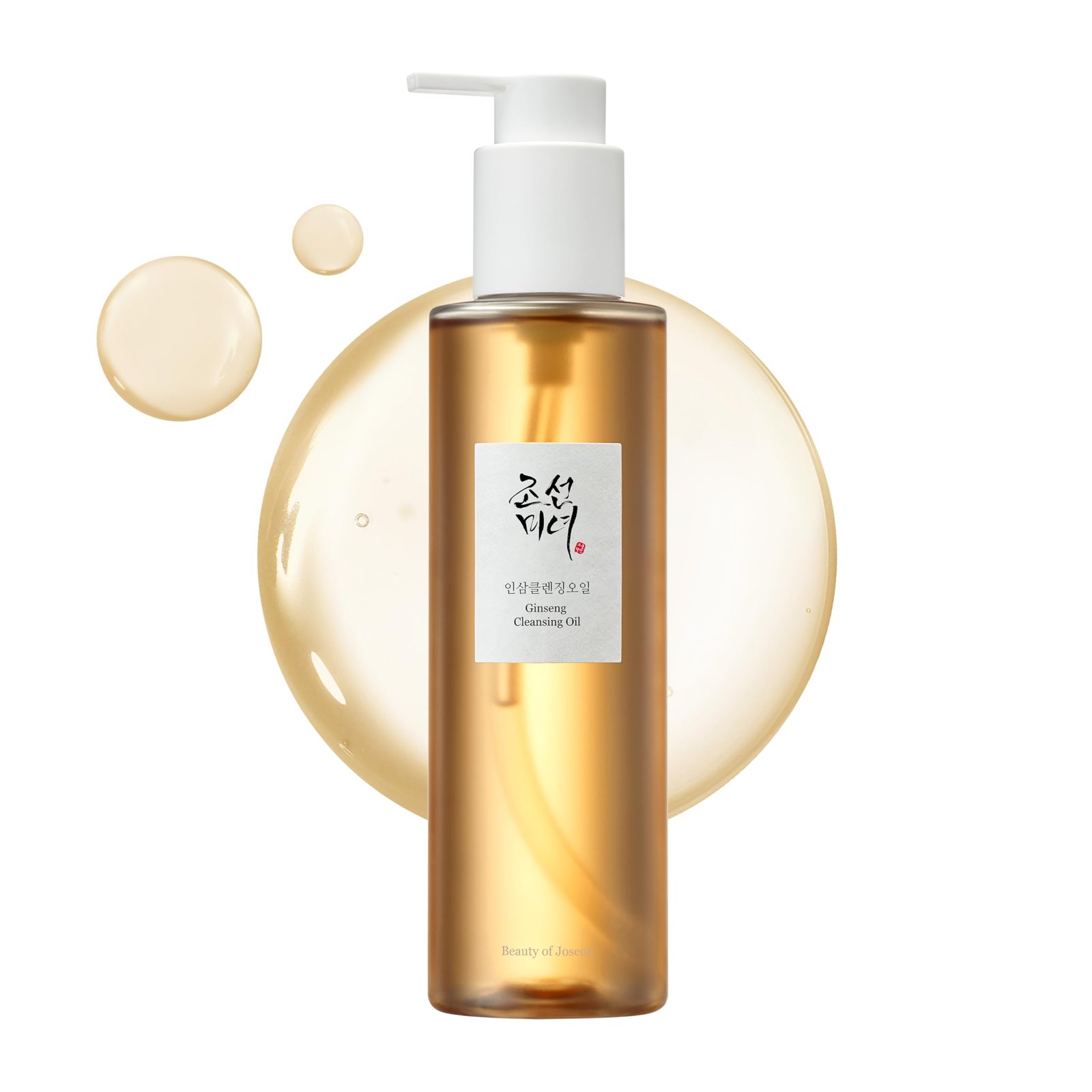 Beauty of Joseon Ginseng Cleansing Oil 210ml, Korean Oil Cleanser for Makeup Removal, Deep Cleansing, Hydrating Skincare Routine