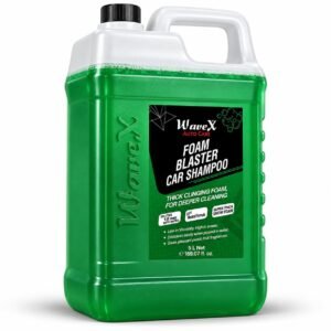 Wavex Foam Car Shampoo Concentrate 5Ltr pH Neutral, Extreme Suds Snow White Foam, Highly Effective on Dust and Grime