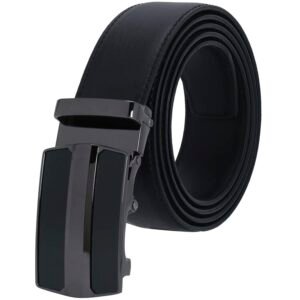 Labnoft Men’s Auto Lock Vegan Leather Belt