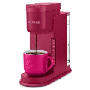 Keurig K-Express Single Serve K-Cup Coffee Maker, 3 Brew Sizes, Strong Button Function, 40 oz Removable Reservoir, Island Berry