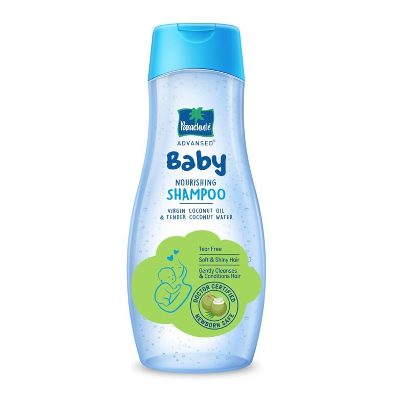 Parachute Advansed Baby Shampoo for Kids | Doctor Certified | Tear Free | Tender Coconut Water & Virgin Coconut Oil | Soft & Shiny Hair | 410ml