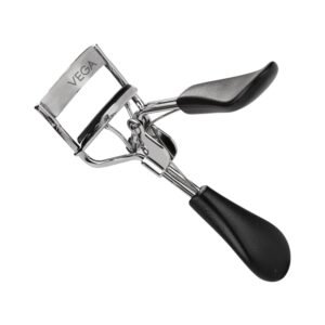Vega Eyelash Curler for Women | Premium Stainless Steel Lash Curler | Non-Pinching Design, Comfortable Grip, Creates Natural & Long-Lasting Curls Instantly | Lifted Lashes Everyday | (EC-02)
