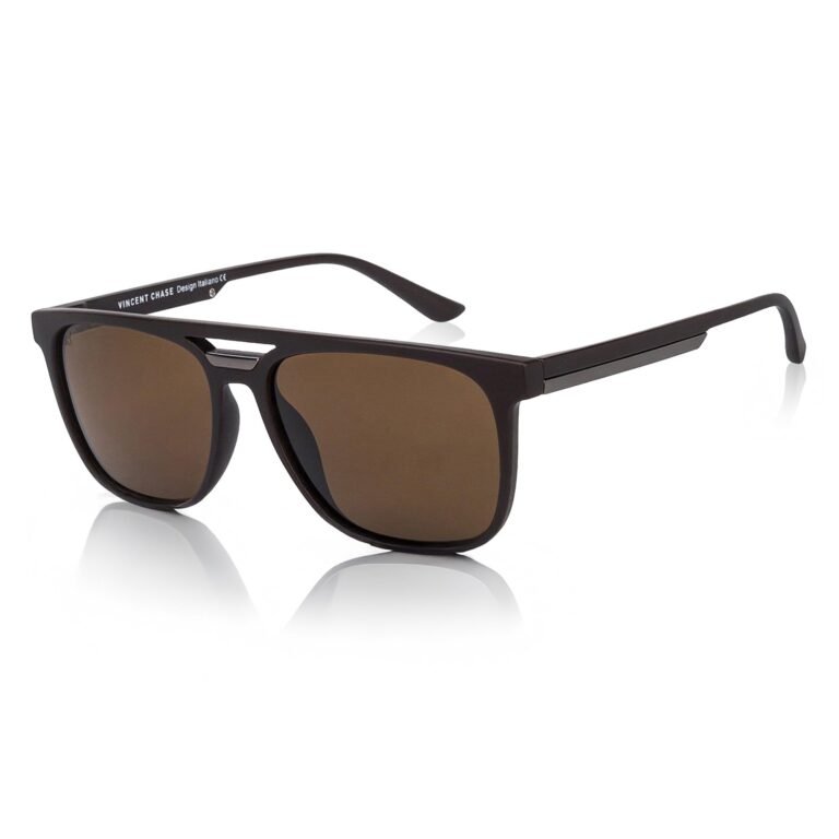 Vincent Chase By Lenskart | Full Rim Square| Polarized Stylish Sunglasses | 100% UV Protected | For Men & Women