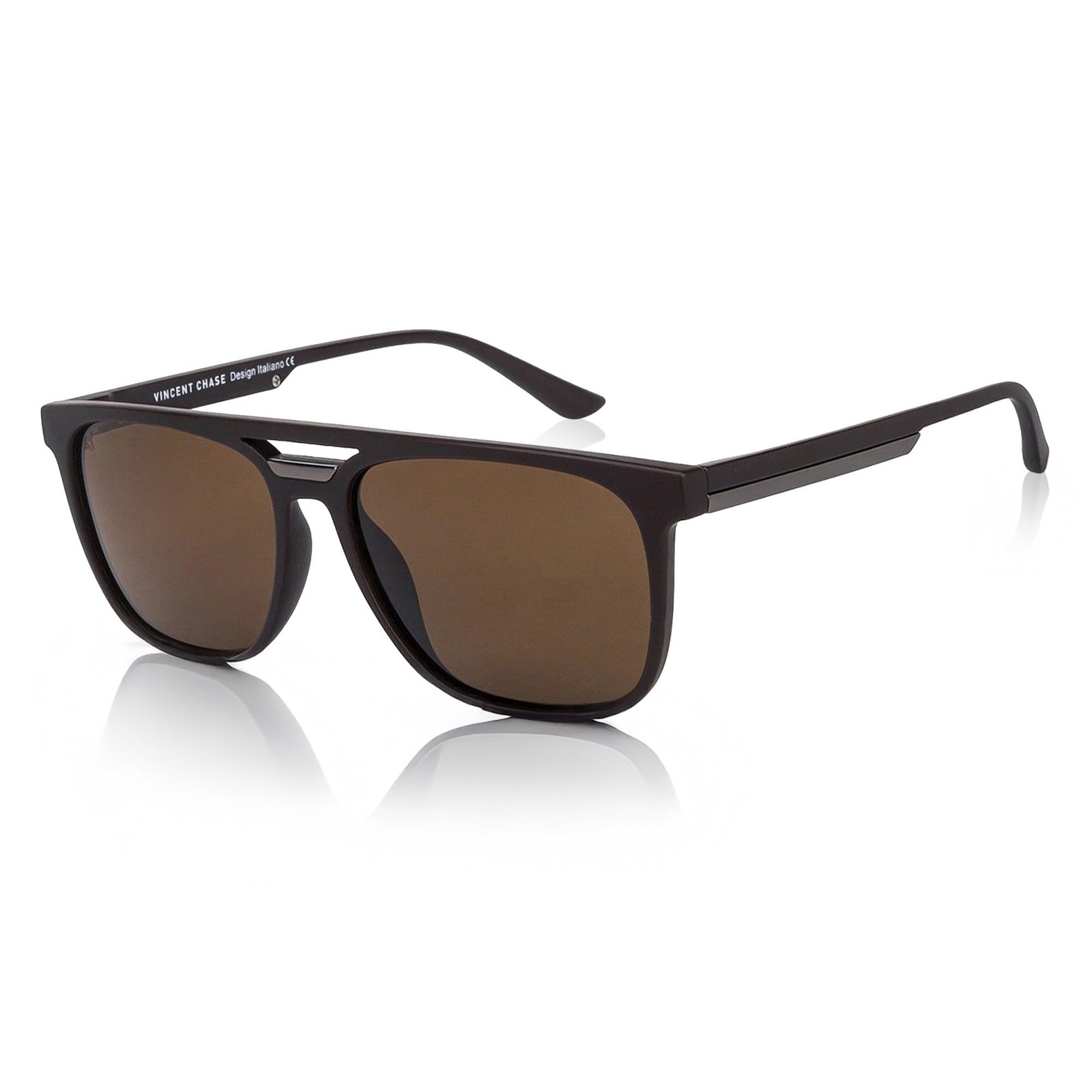 Vincent Chase By Lenskart | Full Rim Square| Polarized Stylish Sunglasses | 100% UV Protected | For Men & Women