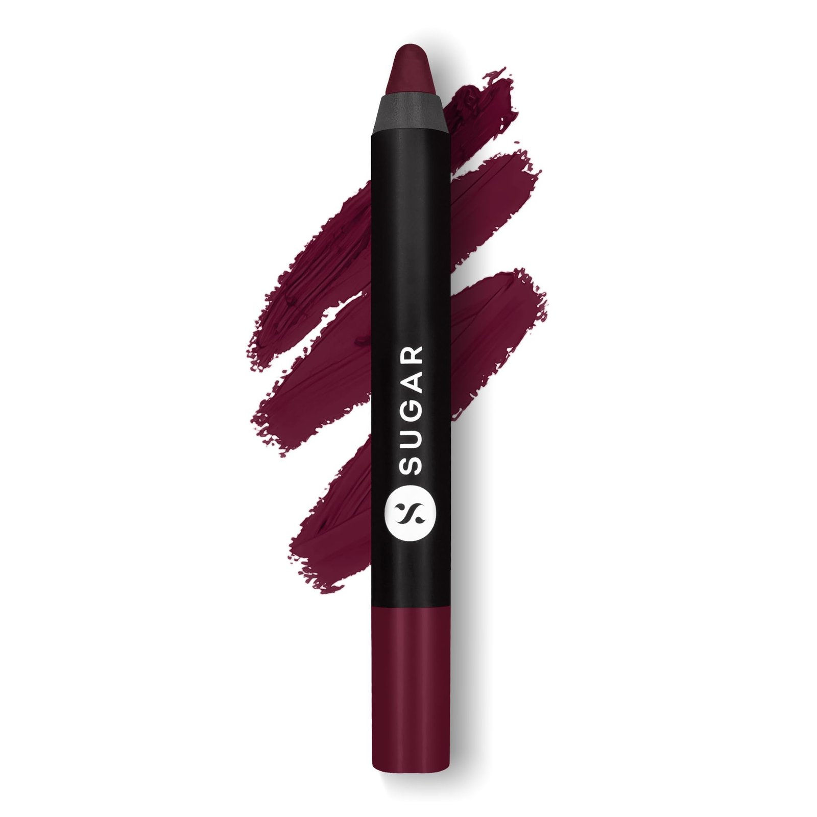 SUGAR Cosmetics Matte As Hell Crayon Lipstick for Indian Skin | Long Lasting Matte Lipstick | Smudge Proof Lip Crayon with Sharpener | 12Hr Wear | 2.8gm – 24 Rachel Berry