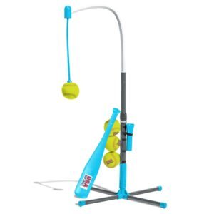 Franklin Sports Grow-with-Me Kids Baseball Batting Tee + Stand Set for Youth + Toddlers – Youth Baseball, Softball + Teeball Hitting Tee Set for Boys + Girls