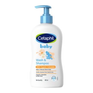 Cetaphil Baby Wash & Shampoowith Organic Calendula,Tear Free, Paraben, Colorant and Mineral Oil Free, 13.5 Fl. Oz (Packaging May Vary)