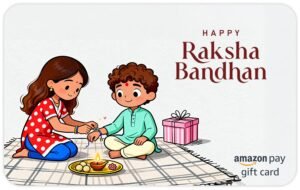 Amazon Pay Digital Gift Card | Rakshabandhan & Bhaidooj | Instant Delivery | 1-year Validity | Delight your siblings with a gift of choice