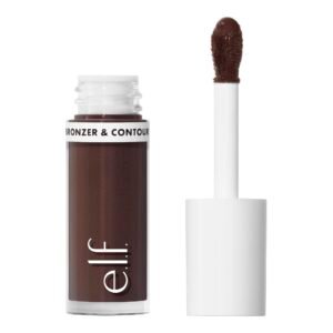 e.l.f. Camo Liquid Bronzer & Contour, Highly Pigmented, Natural-Looking Glowy Finish, Long-Lasting, Rounded Applicator, Vegan & Cruelty-Free, 10 Rich