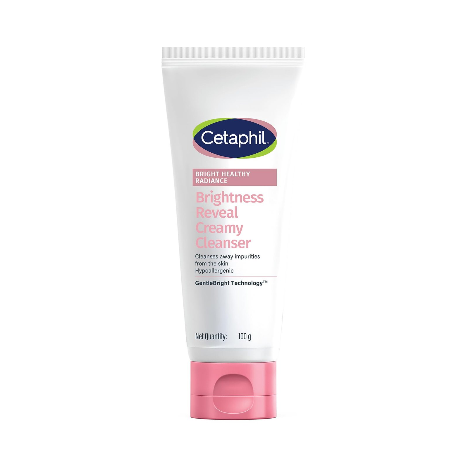 Cetaphil Brightness Reveal Creamy Cleanser – 100 g| Brightening Face Wash for Uneven Skin Tone| Niacinamide, Sea Daffodil| Fragrance Free| Dermatologist Recommended