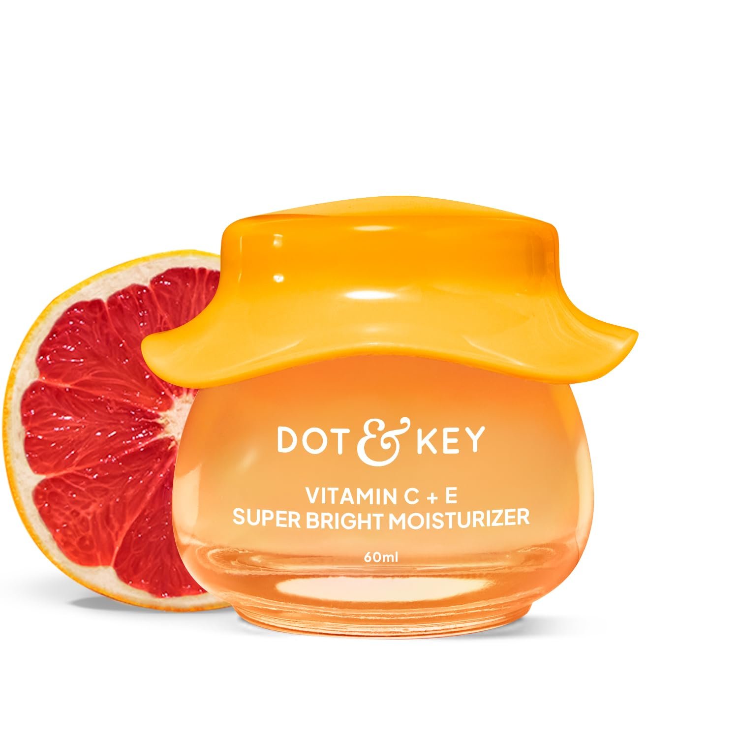 Dot & Key Vitamin C + E Super Bright Gel Moisturizer For Face, Visibly Boosts Glow, For All Skin Types, 4 Types of Vitamin C, Reduces Dark Spots, Evens Skin-Tone, Lightweight, Non-Sticky, Non-Greasy | 60Ml