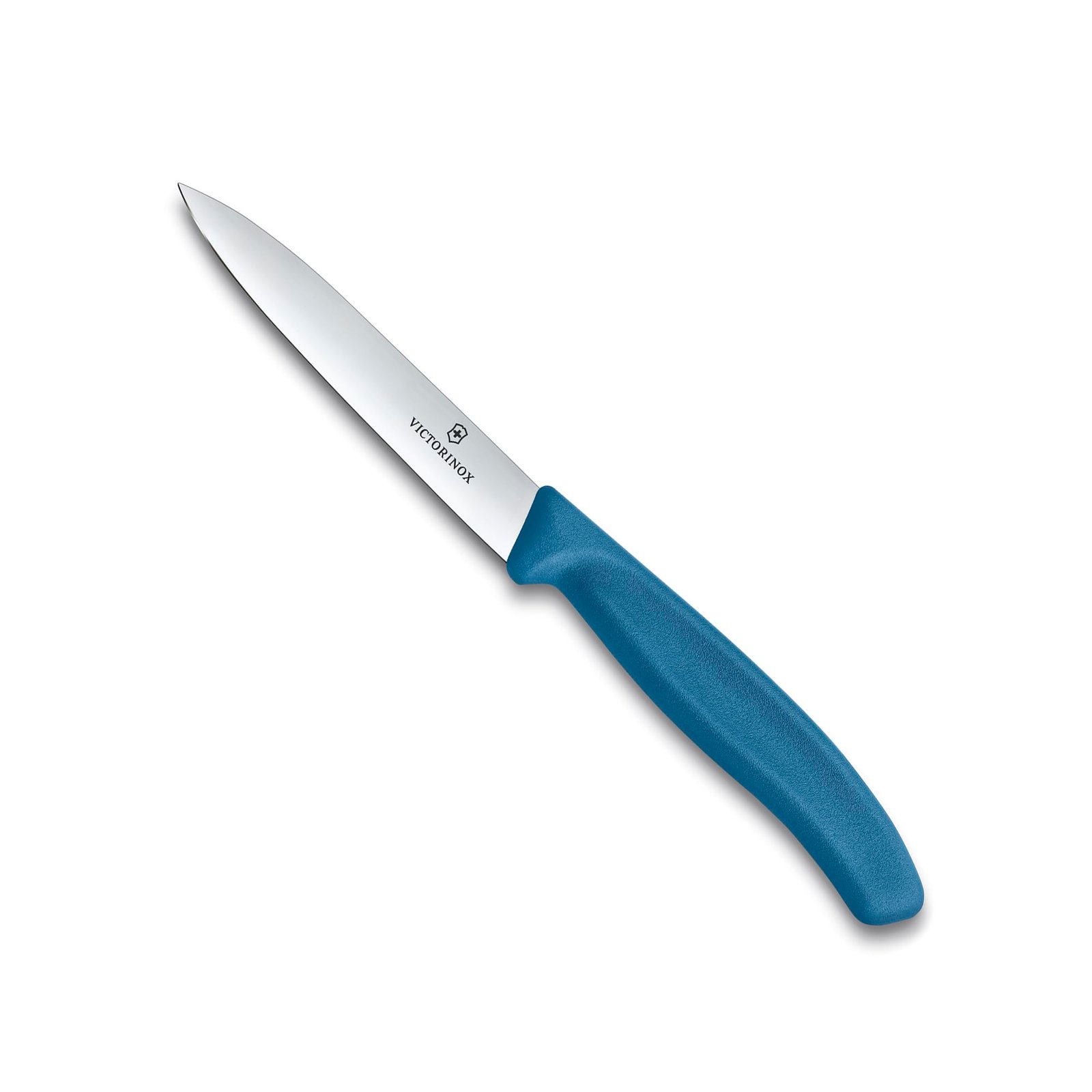 Victorinox Swiss Made Stainless Steel Swiss Classic Paring Knife, Kitchen Tools & Items, 10 cm, Straight Edge, Blue | Multipurpose Knife 6.7702.C1