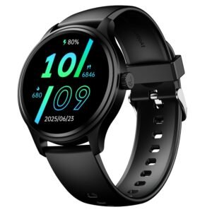 boAt Lunar Discovery Neo, 1.39″ (3.5 cm) Round HD Display, Premium Metallic Finish, Animated Watchfaces, 100+ Sports Mode, Bluetooth Calling, Smart Watch for Men & Women (Active Black)