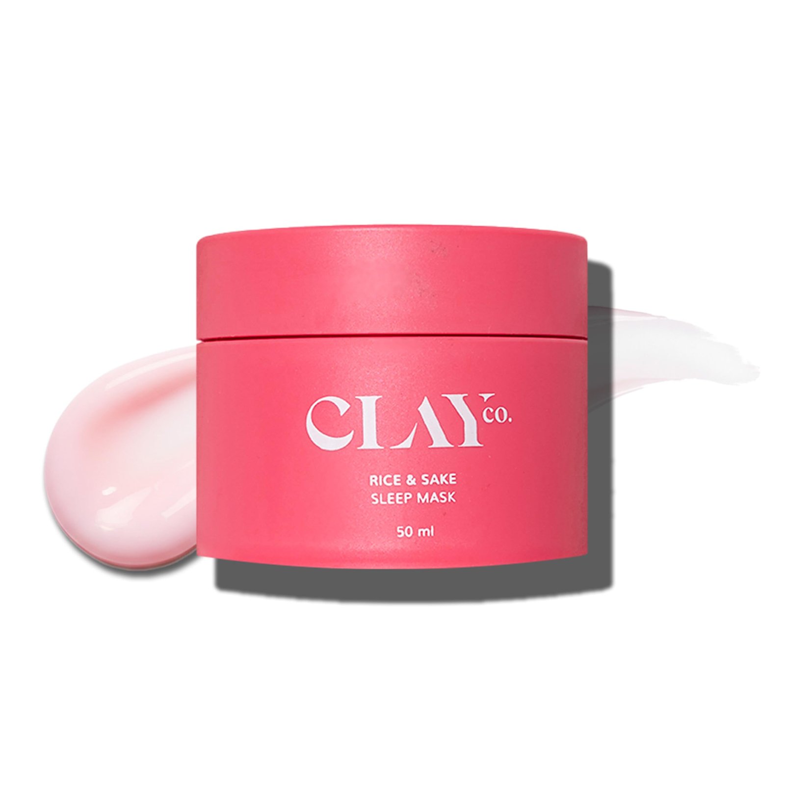 Clayco Hydrating Rice & Sake Sleep Mask | Clay Face Mask for Glowing Skin | Japanese Skincare Collagen Mask | Sulfate-Free Vegan Night Cream For Women | Best Skin Care Product For Glass Skin