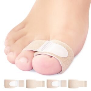 Niupiour Fabric Hammer Toe Correctors, 8 Pack Bandage Protector for Men and Women, Hammer Toe Straightener for Overlay, Splints for Crooked Toes, Curled
