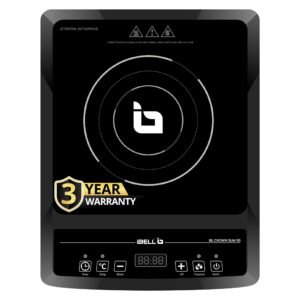 IBELL SLIM50 Induction Cooktop, 2000W, 3-YEAR WARRANTY, Digital Touch Control, LED Display,Auto Shut-Off & Overheat Protection [Black]