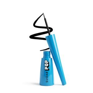SUGAR POP Matte Eyeliner | Waterproof Smudge-Proof Eyeliner | 24 Hrs Longwear | Castor Oil Enriched | 4.5 ml – 01 Black