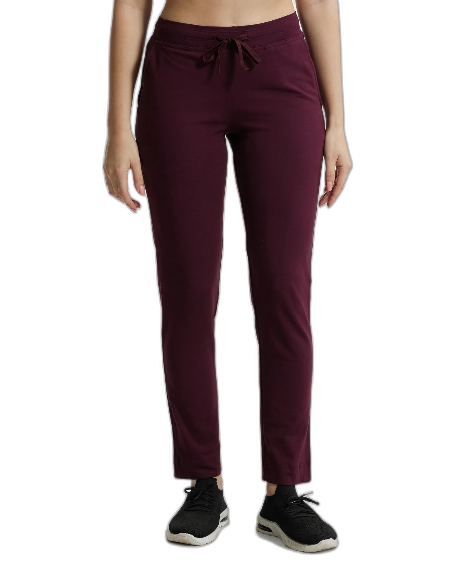 Jockey 1301 Women Super Combed Cotton Elastane Trackpants (Prints May Vary)