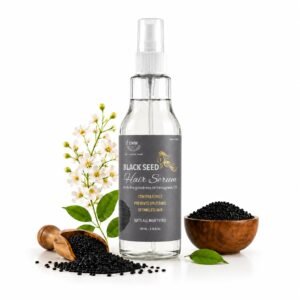 TNW- The Natural Wash Black Seed Hair Serum 100ml | Enriched With Fenugreek & Essential Oils | For Frizzy & Damaged Hair | Smooth Silky Touch & Instant Shine | Hair Serum For Men & Women
