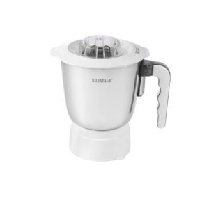 Sujata 1000ml Grinding Jar | Compatible with All 900W Mixer Grinders| Food-Grade SS Blades for Spices, Masalas, Pulses & Cereals | Heavy Duty Metal Coupler | White