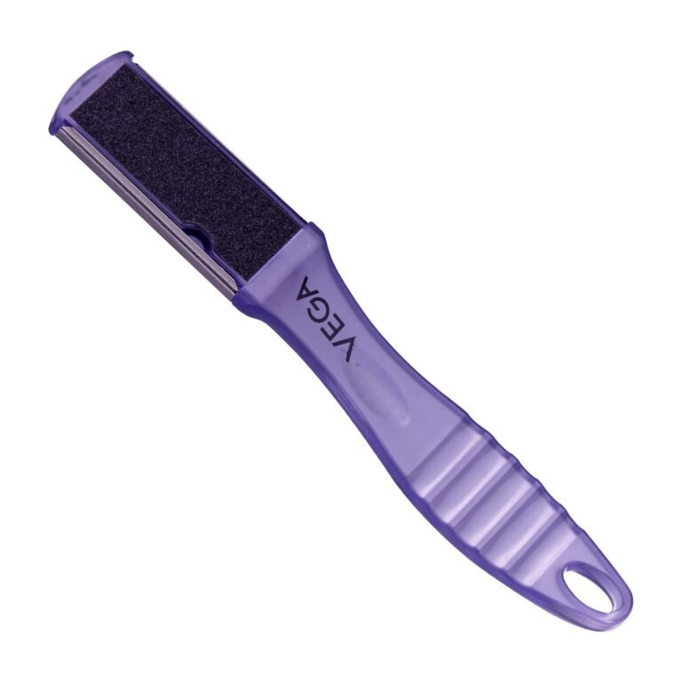 VEGA Portable Pedicure Foot File for Dead Skin, Hard Skin & Callus Removal | Dual-Sided Foot Scrubber for Cracked Heels | Smooth & Soft Feet | Pedicure Tool for Men & Women | Home & Salon Use (PD-03N)