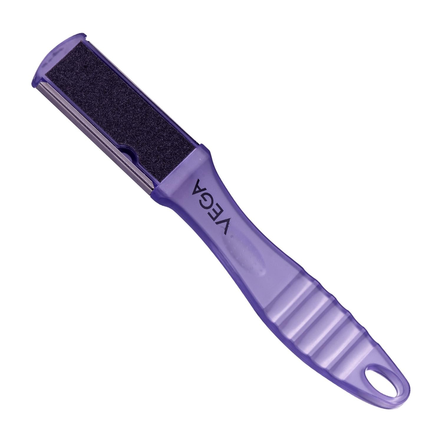 VEGA Portable Pedicure Foot File for Dead Skin, Hard Skin & Callus Removal | Dual-Sided Foot Scrubber for Cracked Heels | Smooth & Soft Feet | Pedicure Tool for Men & Women | Home & Salon Use (PD-03N)