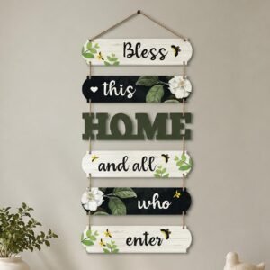 Artvibes Home Quotes Decorative Wall Art MDF Wooden Wall Hanger for Living Room | Decor Hanging Ornaments | Home Quotes Wall Hanging | Modern Decor Items | Wall Poster | Unique Gift (WH_6603N)