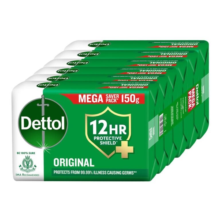 Dettol Original Bathing Soap Bar with 12hr Germ protection (900gm) | Kills 99.99% Germs, 150g (Pack of 6)