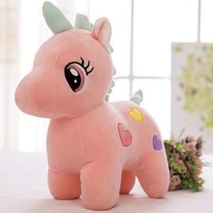 HUG ‘n’ FEEL SOFT TOYS Unicorn, Soft Toy, Baby Toys, Kids Toy, Soft Toy, Toy for Girl, Birthday Gift for Girl Boys, Toy for Girls, Kids Toys for Boys Girl, Toys Plush Items, (30cm, Pink)