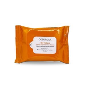 Colorbar On The Go Makeup Remover Wipes (10 Pieces) | Infused with aloe vera, chamomile, and glycerin | Hydrate and nourish your skin