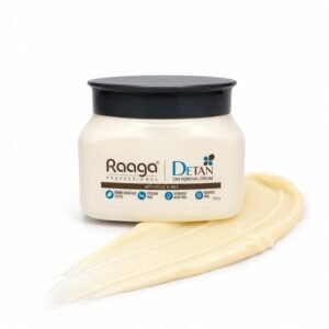 Raaga Professional DeTan Tan Removal Cream | Kojic & Milk | Reduces Tan, Dark Spots & Dullness | Dermatologically Tested, Peroxide & Sulphate Free | 500 gm