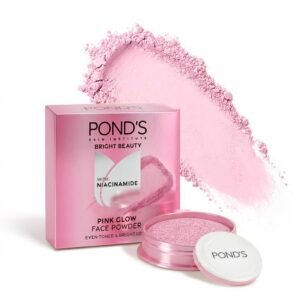 POND’S Natural Glow Face Powder, Pink Glow, 30g, for Fresh Even-Toned Skin, with Sunscreen, Covers Dark Spots, Dermatologically Tested, lightweight formula | Provides an instant brightness