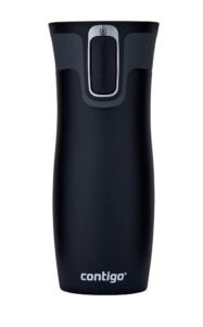 Contigo West Loop Autoseal Travel Mug, Stainless Steel Thermal Mug, Vacuum Flask, Leakproof Tumbler, Coffee Mug with BPA Free Easy-Clean Lid, 470 ml
