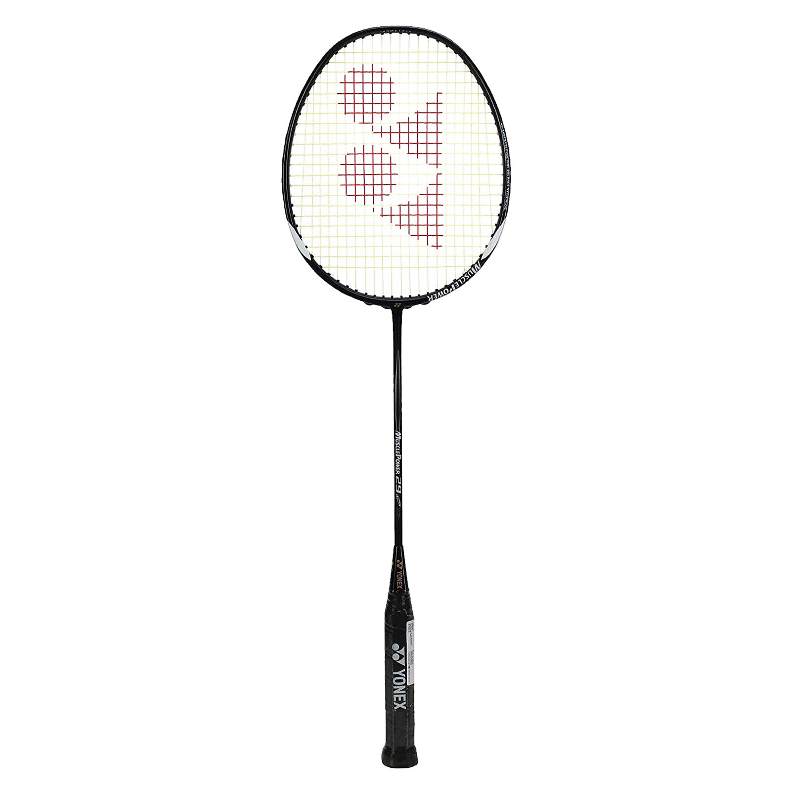 Yonex Graphite Badminton Racquet Muscle Power 29 Light Black Grey (G4, 85-89.9 Grams, 30 lbs Tension,Set of 1)