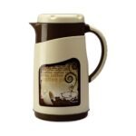 Milton Viva Tuff 1000 Water Jug, PU Insulated Inner Stainless Steel Hot & Cold Jug, BPA Free, Leak Proof, 1 Litre, Brown, Ideal for Tea, Coffee, Water, Hot Beverages