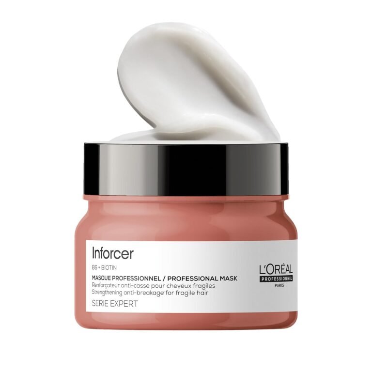 L’Oréal Professionnel Inforcer Strengthening Hair Mask with Vitamin B6 & Biotin for Weak, Brittle Hair, Serie Expert, 250gm
