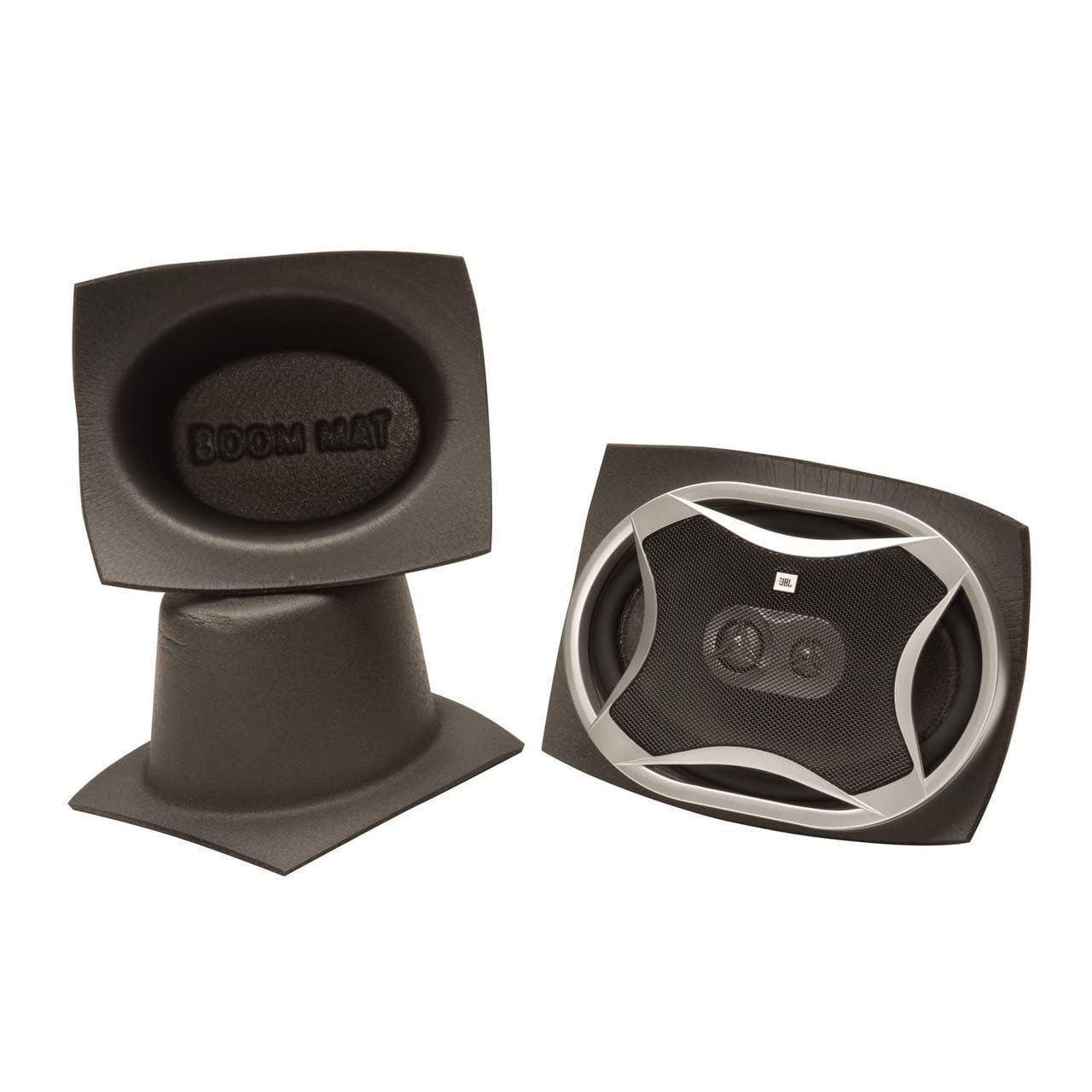 DEI 050380 Boom Mat Speaker Baffles, 6″ x 9″ Oval (Pack of 2)