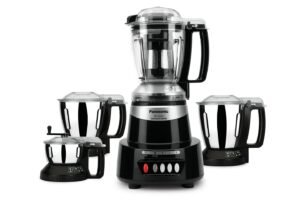 Panasonic Heavy Duty Mixer Grinder For Kitchen MX-AV425 (Charcoal Black) Elements Series Powerful 1500W(MMLW) 4 Jar(Three-304 Stainless Steel & 1Juicer Extractor Jar)|5 Years Motor Warranty