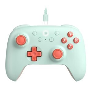 8Bitdo Ultimate 2C Wired Controller for Windows PC and Android, with 1000Hz Polling Rate, Hall Effect Joysticks and Hall Triggers, and Remappable L4/R4 Bumpers (Purple) (Mint)
