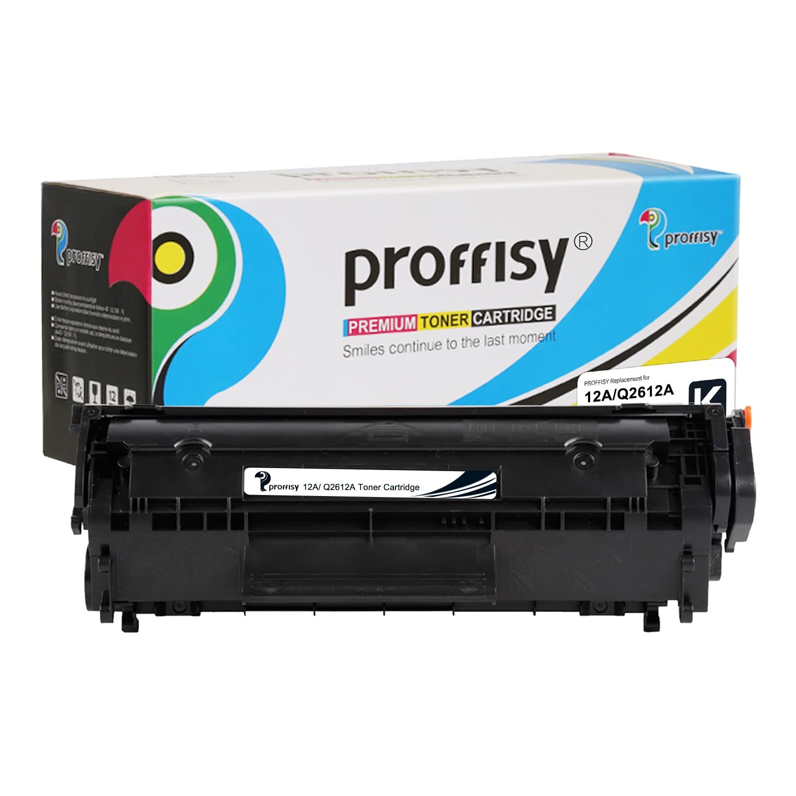proffisy 12A Toner Cartridge Q2612A High Yield Cartridge, Home & Office